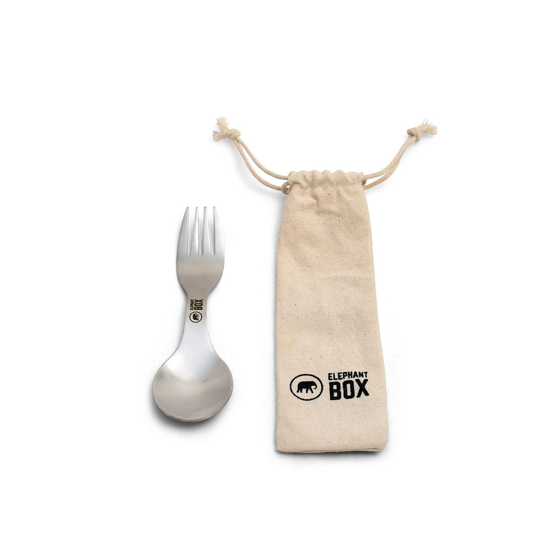 Elephant Box - Stainless Steel Spork case